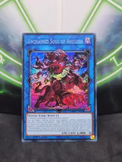 Yugioh Unchained Soul Of Anguish CHIM-EN044 Secret Rare 1st Edition NM - Image 1