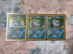 Lot Of 3 Cards- 2021 Pokemon Celebrations Blastoise Holo #2/102 - Image 1
