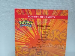 Mint 2000 Topps Pokemon TV Animation Edition Pop-Up Misty #4 Pop Rare Card - Image 5