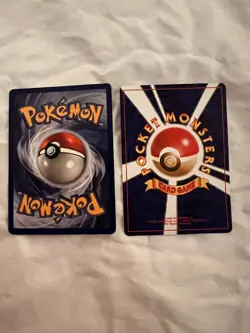 Set Of Two Imposter Professor Oak Pokemon Trainer Cards, English And Japanese - Image 4