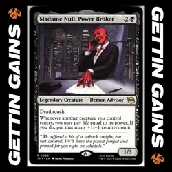 Madame Null, Power Broker - 0066 - R - Non-Foil - TMNT - MTG - NM/M - Image 1
