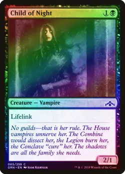 Child of Night FOIL Guilds of Ravnica NM Black Common MAGIC MTG CARD ABUGames - Image 1