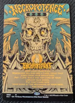 MTG Secret Lair 30th Countdown Necropotence Nonfoil NM/M - Image 1