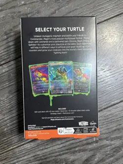 Sealed Teenage Mutant Ninja Turtles Commander Deck Turtle MTG - Image 2