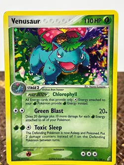Deck Exclusives Venusaur - 28/100 (EX Crystal Guardians) 28/100 Holo Rare LP/MP - Image 1