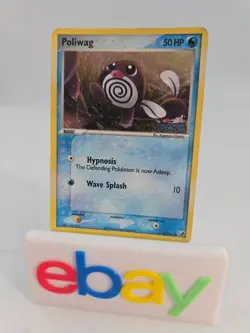 Poliwag - 67/115 - Pokemon Ex Unseen Forces Reverse Holo LP - Image 1