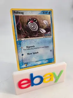 Poliwag - 67/115 - Pokemon Ex Unseen Forces Reverse Holo LP - Image 2
