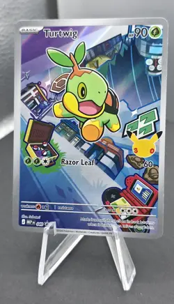 Pokemon - Turtwig 040 Ascended Heroes - 1st Partner Full Art Promo - Image 1