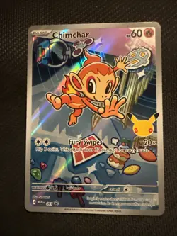 Pokemon Card Chimchar 041 30th Anniversary Promo Holo - Image 1