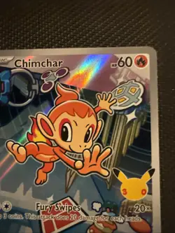 Pokemon Card Chimchar 041 30th Anniversary Promo Holo - Image 3