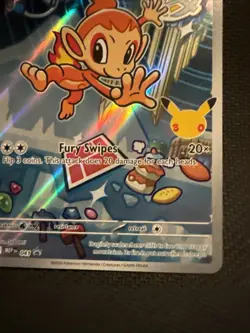 Pokemon Card Chimchar 041 30th Anniversary Promo Holo - Image 4