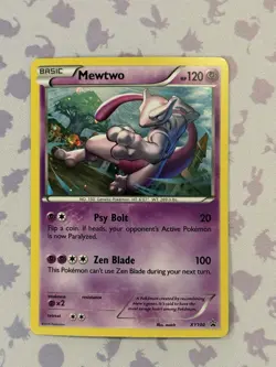 Mewtwo (Cosmos Holo) Holo Pokemon XY Black Star Promo #XY101 NM - Image 1
