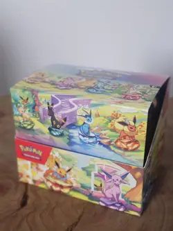 Pokemon TCG - Prismatic Evolutions - Mini Tins QTY 5 Factory Sealed w/ Display! - Image 3