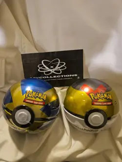 pokemon tcg pokeball tins 2x (J21) factory sealed - Image 1