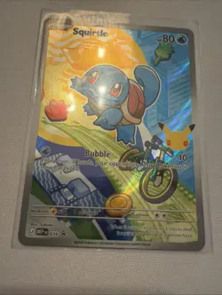 First Partner Illustration Squirtle Promo Full Art Holo 039 Pokemon SHIPS NOW! - Image 2
