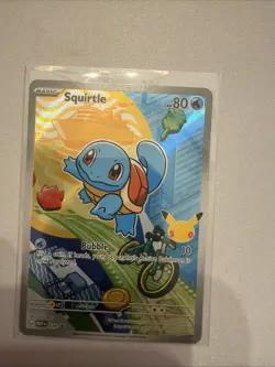 First Partner Illustration Squirtle Promo Full Art Holo 039 Pokemon SHIPS NOW! - Image 3