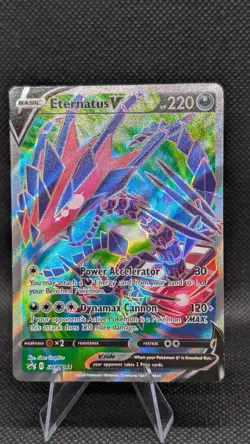 Eternatus V Full Art Black Star Promo SWSH044 Sword & Shield Pokemon TCG - Image 1