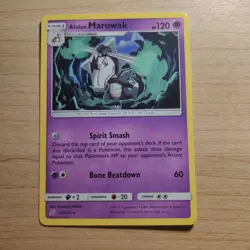 Alolan Marowak 75/236 - NM SM Unified Minds - Pokemon 2019 Rare TCG Card - Image 1