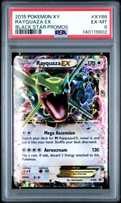 2015 POKEMON BLACK STAR PROMO RAYQUAZA #XY69 PSA 6 EX #115261480 - Image 1