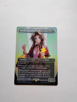 Aerith Gainsborough (Borderless) Final Fantasy Foil - Image 1