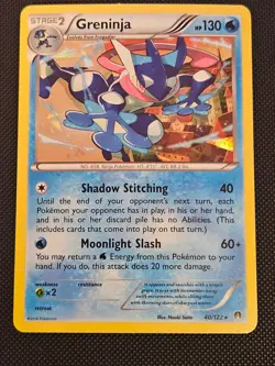 GRENINJA 40/122 R BREAKPOINT POKEMON HOLO LP 2016 - Image 1