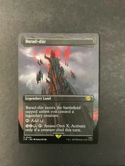 Barad-dur - Borderless - Lord of the Rings - Magic the Gathering - MTG - Image 1