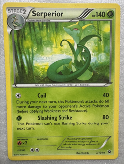 Serperior Rare XY - Fates Collide 7/124, Pokemon, Lightly Played, Orginal Owner - Image 1