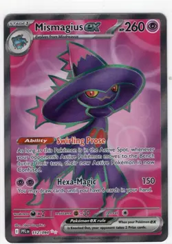Pokemon Mismagius ex - Holo - ME02: Phantasmal Flames 112/094 - NM - Image 1