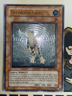 Treeborn Frog SOI-EN025 Ultimate Rare Unlimited LP-MP YuGiOh! EURO - Image 3
