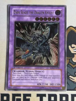 Dark Blade the Dragon Knight RDS-EN035 Ultimate Rare 1st Edition YuGiOh! NM EURO - Image 2