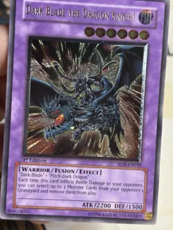 Dark Blade the Dragon Knight RDS-EN035 Ultimate Rare 1st Edition YuGiOh! NM EURO - Image 3