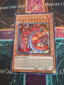 Yugioh Uria, Lord of Searing Flames LC02-EN001 Ultra Rare Limited Near Mint - Image 1