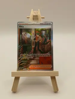 Pokemon TCG Rika Paradox Rift Holo Card 258/182 Special Illustration Rare - Image 1