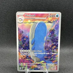 Wailord 162/159 Journey Together Illustration Rare Pokemon Card - Image 1
