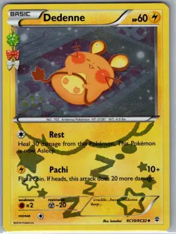 Dedenne RC10/RC32 Holo Generations: Radiant Collection - Pokemon Card - NM - Image 1