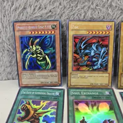 Yugioh Trading Cards Vintage Lot Of 50 Blue Eyes White Dragon Dark Magician 1996 - Image 4