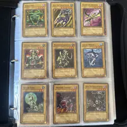 Yugioh Binder Pages Of 1996 Yugioh Trading Cards, - Image 1