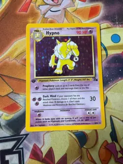 Hypno Fossil Holo 1st Edition 8/62 - Pokemon Card - NM - Image 1