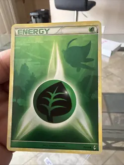 Pokemon TCG Grass Energy 2011 Call of Legends Holo Card 88/95 Celebi Silhouette - Image 1