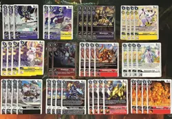 DIGIMON Card Collection English Lot 300+ Cards - Image 2