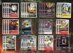DIGIMON Card Collection English Lot 300+ Cards - Image 3