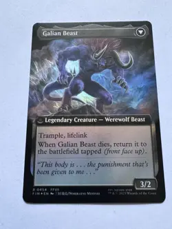 Vincent Valentine (Extended Art) (Foil) 0454 (R) MTG Final Fantasy (FIN) (EN) - Image 2