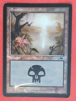 MTG Bling - Foil Old Border Retro Basic - Swamp (341) - Onslaught -i123[back] - Image 1