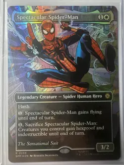 Spectacular Spider-Man (0239) (Borderless) (Textured Foil) Marvel's Spider-Man - Image 1