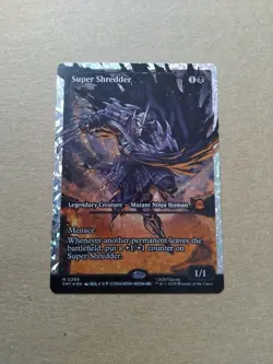 MTG Super Shredder Fracture Foil Teenage Mutant Ninja Turtles 295 - Image 1