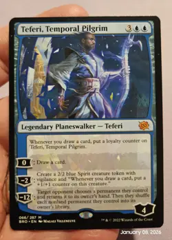 🔥 MTG - Teferi, Temporal Pilgrim - The Brothers' War Mythic #287 Regular NM 🔥 - Image 1