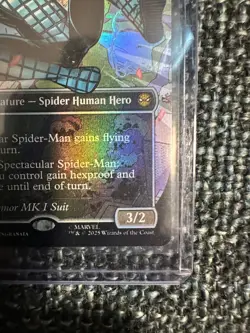Magic The Gathering Spectacular Spider-Man #0237 Borderless Textured Foil Marvel - Image 3
