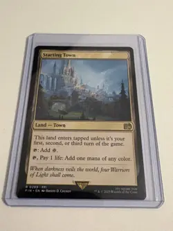 MTG - Starting Town - Land - FIN #289 - Rare - Image 1