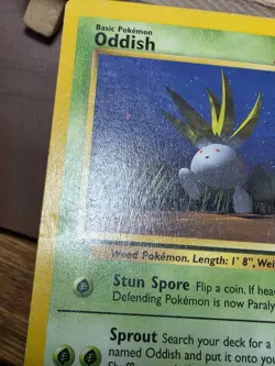 HP/DMG Red Error Dot ODDISH - 58/64 - Jungle - Pokemon Card - Image 4