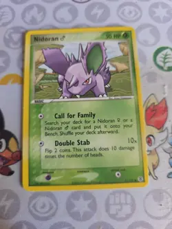 POKEMON NIDORAN 71/112 EX FIRERED & LEAFGREEN COMMON NEAR MINT - Image 1